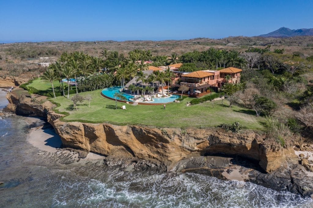 Casa Tres Soles Punta Mita Drone