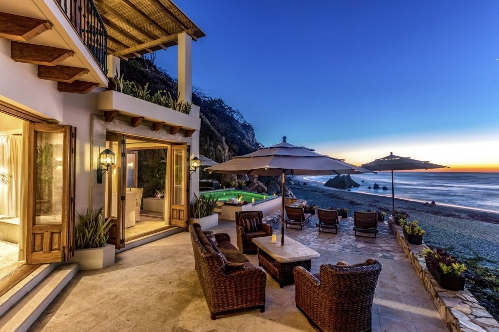 Terraces and the Pacific at Villa Escondida, Playa La Bocana