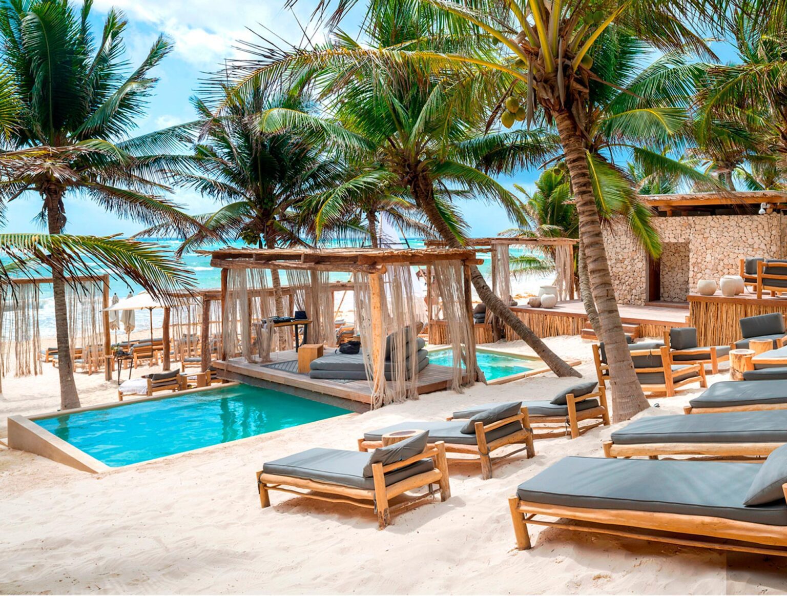 cheap beach clubs in tulum