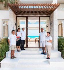 villa rental staff