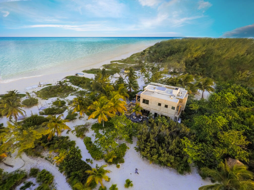 casa maya kaan aerial