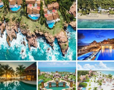 Collage of Luxury Villa Resorts in Mexico