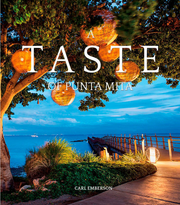 A Taste of Punta Mita" cookbook cover by Carl Emberson