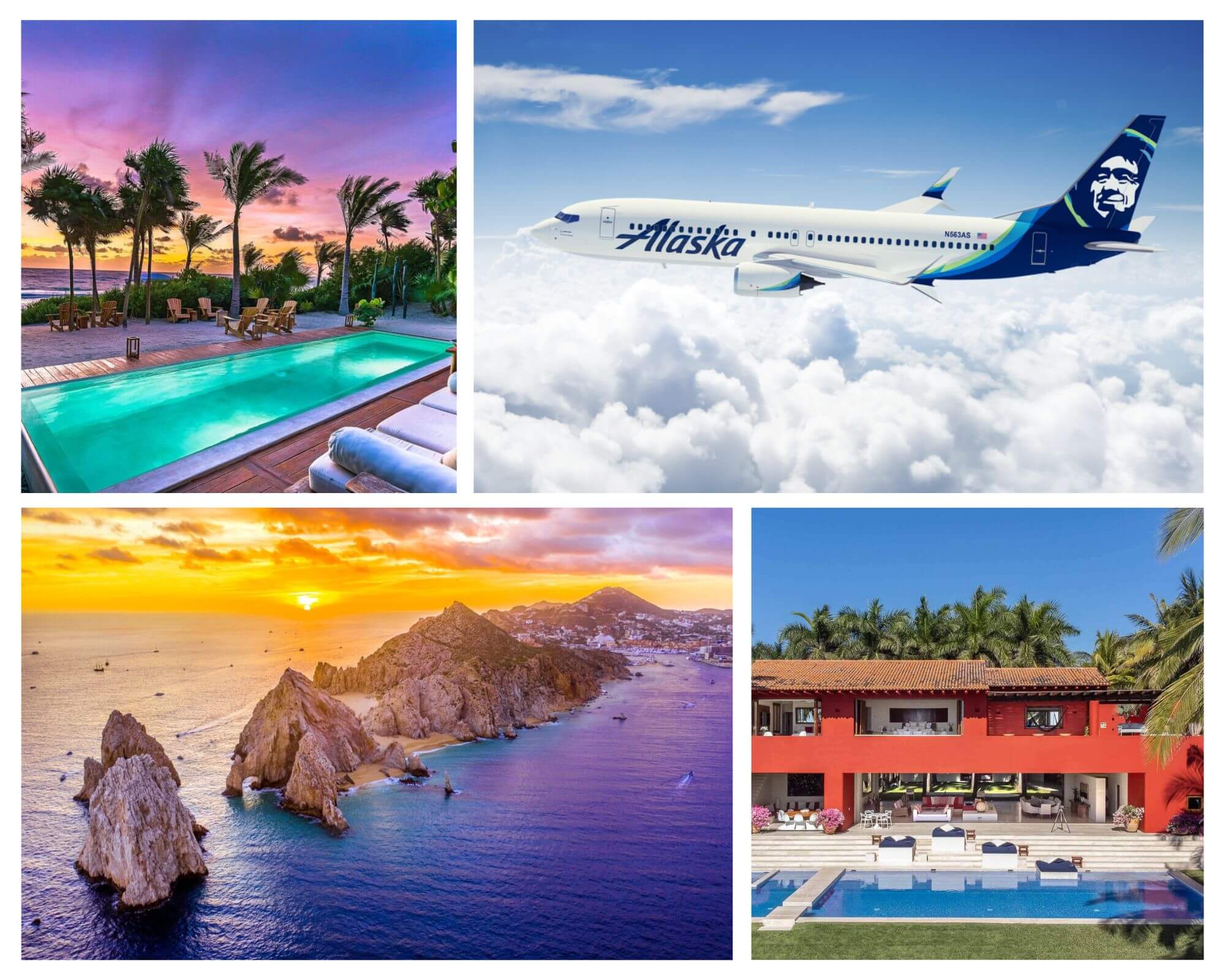 Vuelos de bajo coste a México Alaska Airlines Villa Experience