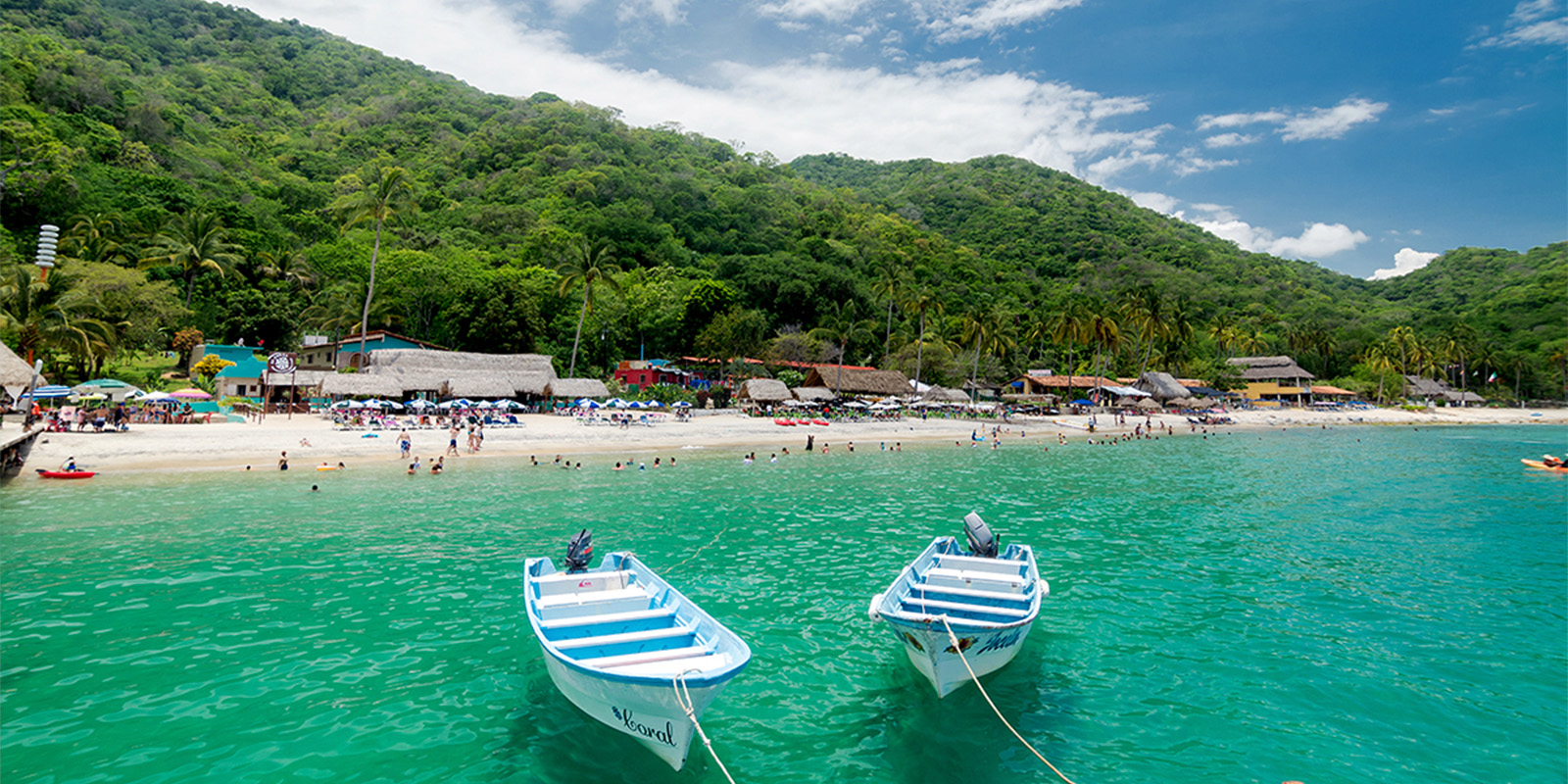 Las Animas hidden beach along the southern coast of Puerto Vallarta
