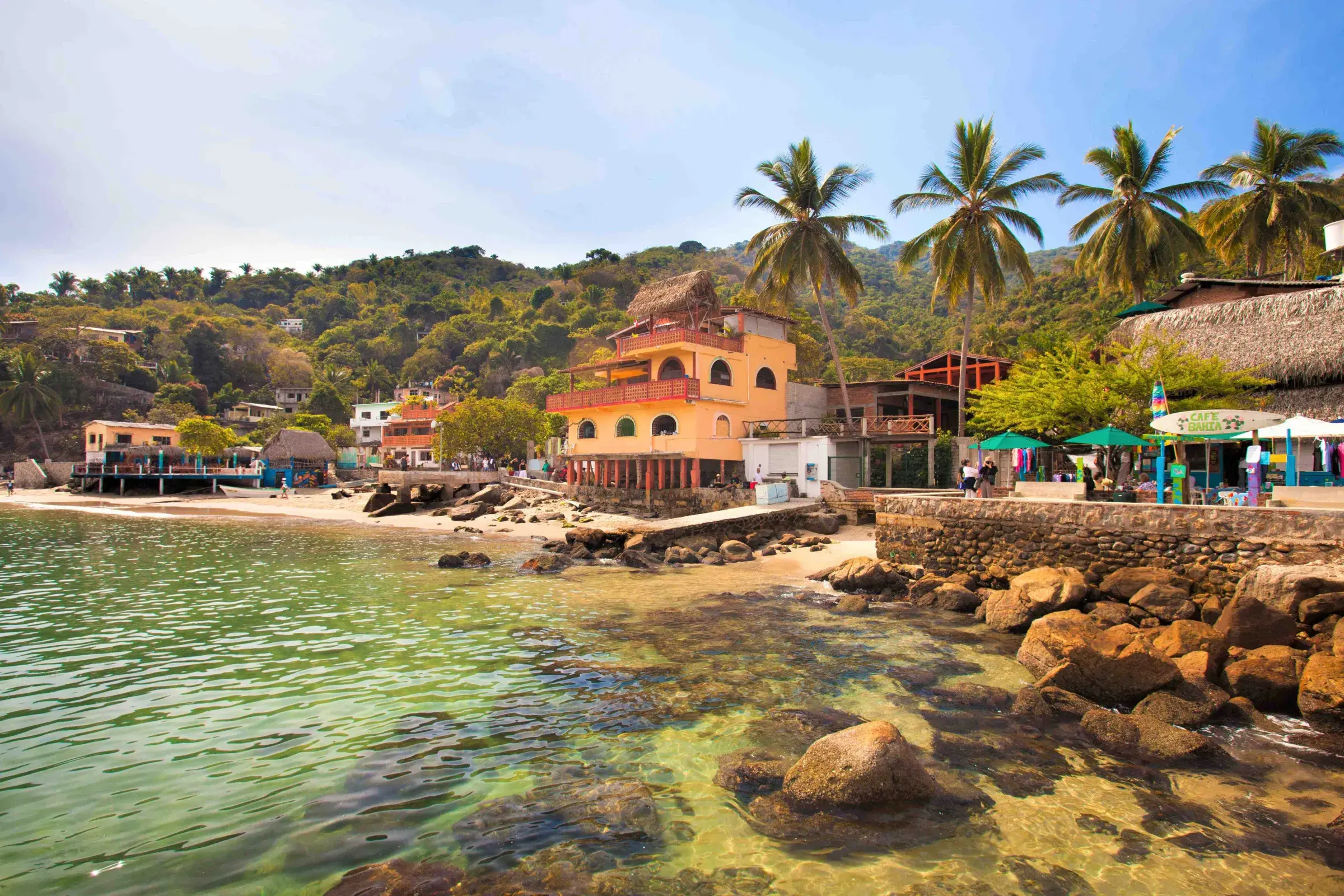 Yelapa Bay and Beach – Banderas Bay Hidden Paradise Puerto Vallarta Yelapa Bay