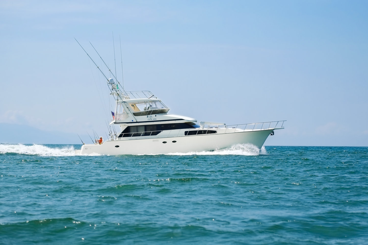 Private boat charter for sport fishing departing Punta Mita