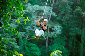 Ocean-view zip line canopy tour in the Sierra Madre mountains near Punta Mita