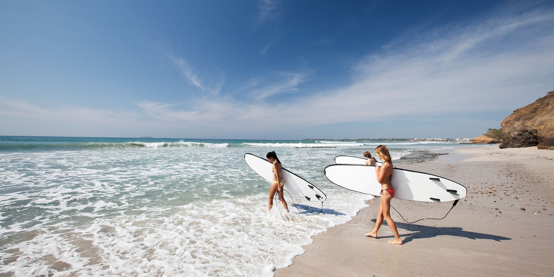 Punta Mita activities for wedding guests — Jack Nicklaus golf courses, beach clubs, surf lessons, and Marietas Islands boat charters