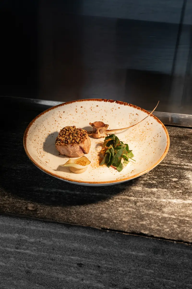 A plated Mexican dish from the Catrinas Fest menu at Dos Catrinas, Four Seasons Punta Mita