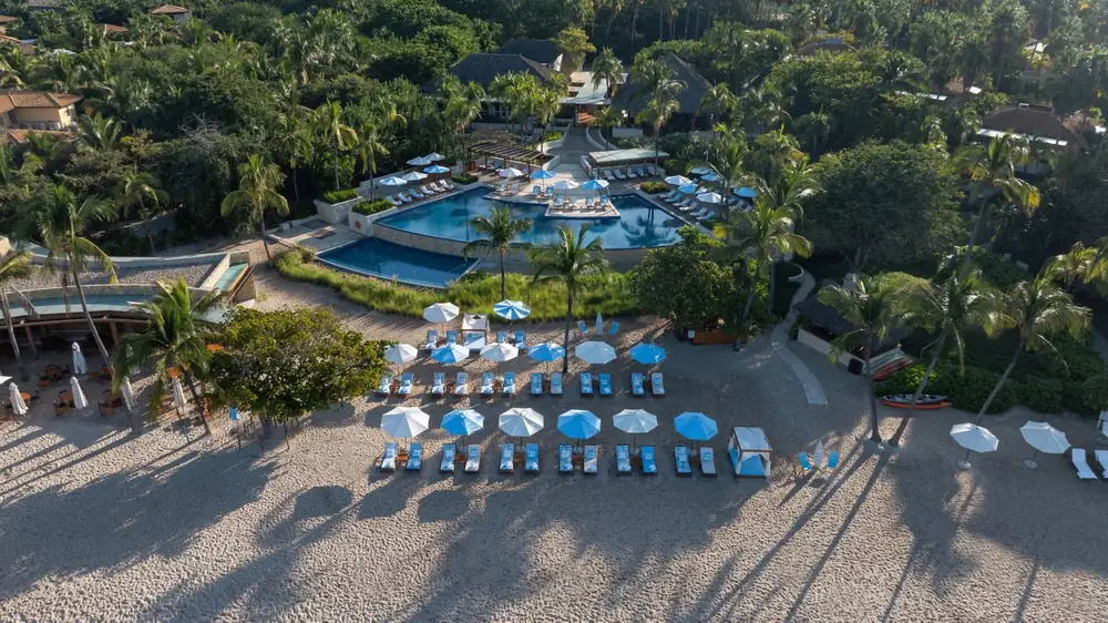 Aerial view of Sea Breeze and the beach at The St. Regis Punta Mita